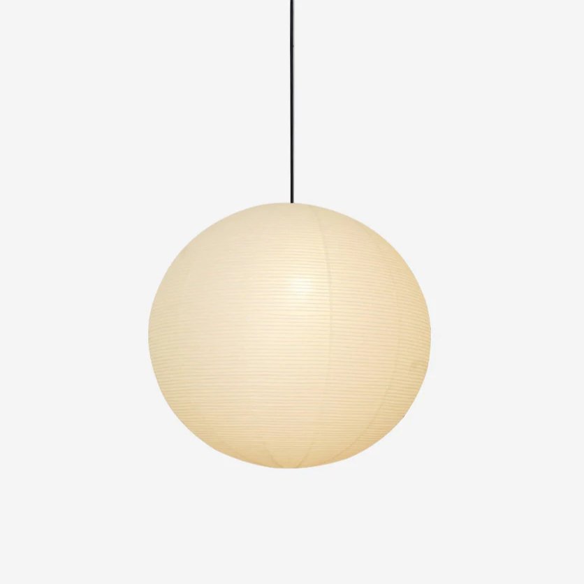 Noveno Pendant Lamp Bamboo Washi Paper Round-Neutral Decor
