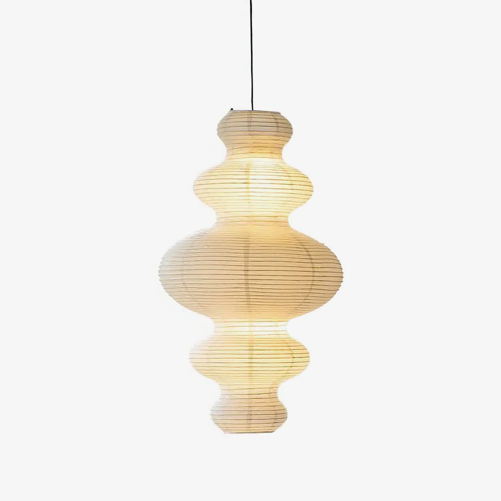 Mune Paper Traditional Pendant Lamp-Neutral Decor