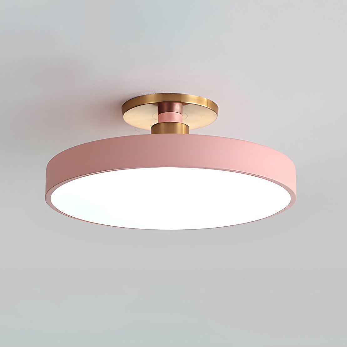 Solara Ceiling Lamp Flush Mount Black and Gold Modern-Neutral Decor