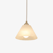 Liora Minimalist Alabaster Pendant Light-Neutral Decor
