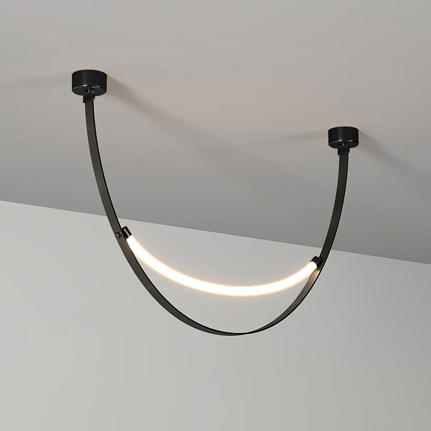 Dixu Pendant Lamp Leather LED Belt-Neutral Decor