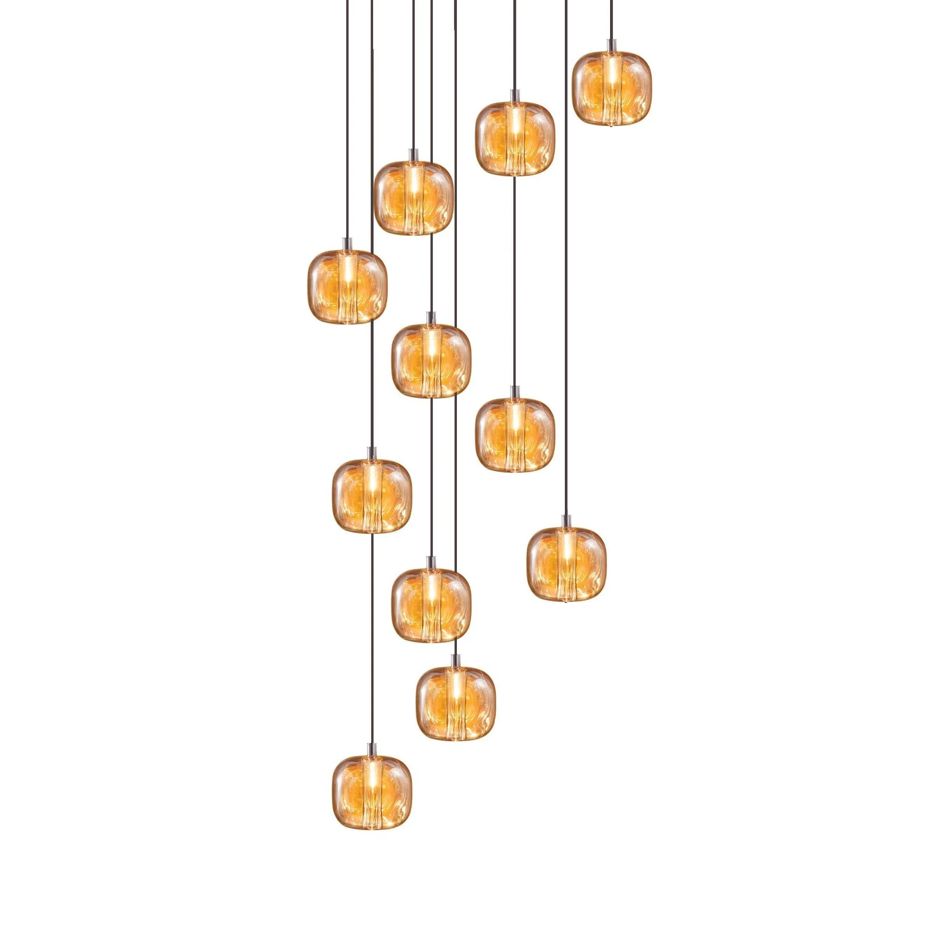 Glowcube Modern Crystal Chandelier-Neutral Decor