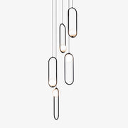 Cyvora Modern Minimalist Combination Glass Chandelier-Neutral Decor