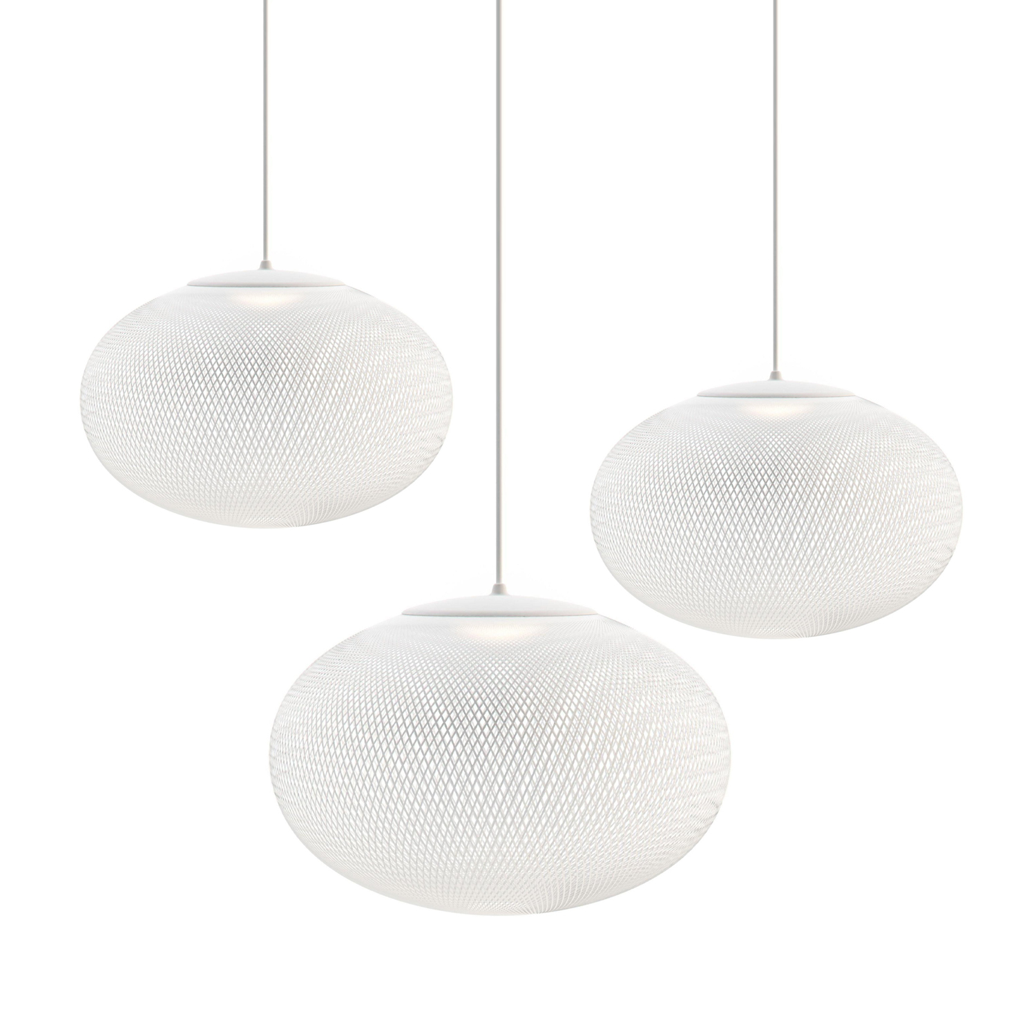Lustra Pendant Lamp Metallic Mesh Black-Neutral Decor
