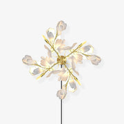 Lustra Wall Lamp Gingko Flowers Brass-Neutral Decor