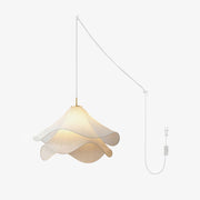 Evanel Fabric Artistic Pendant Light-Neutral Decor