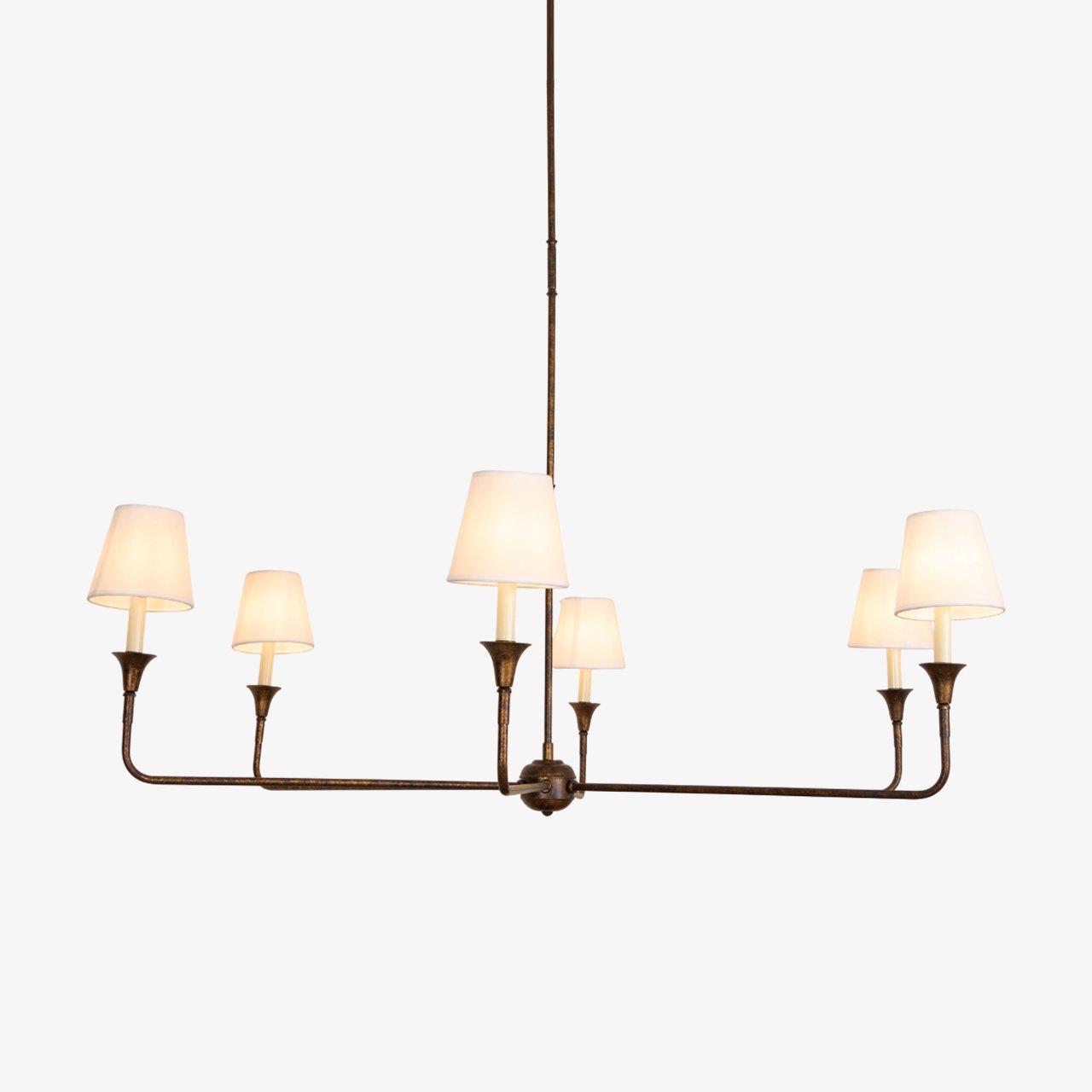 Keveny Pendant Lamp Black Candle Tapered-Neutral Decor