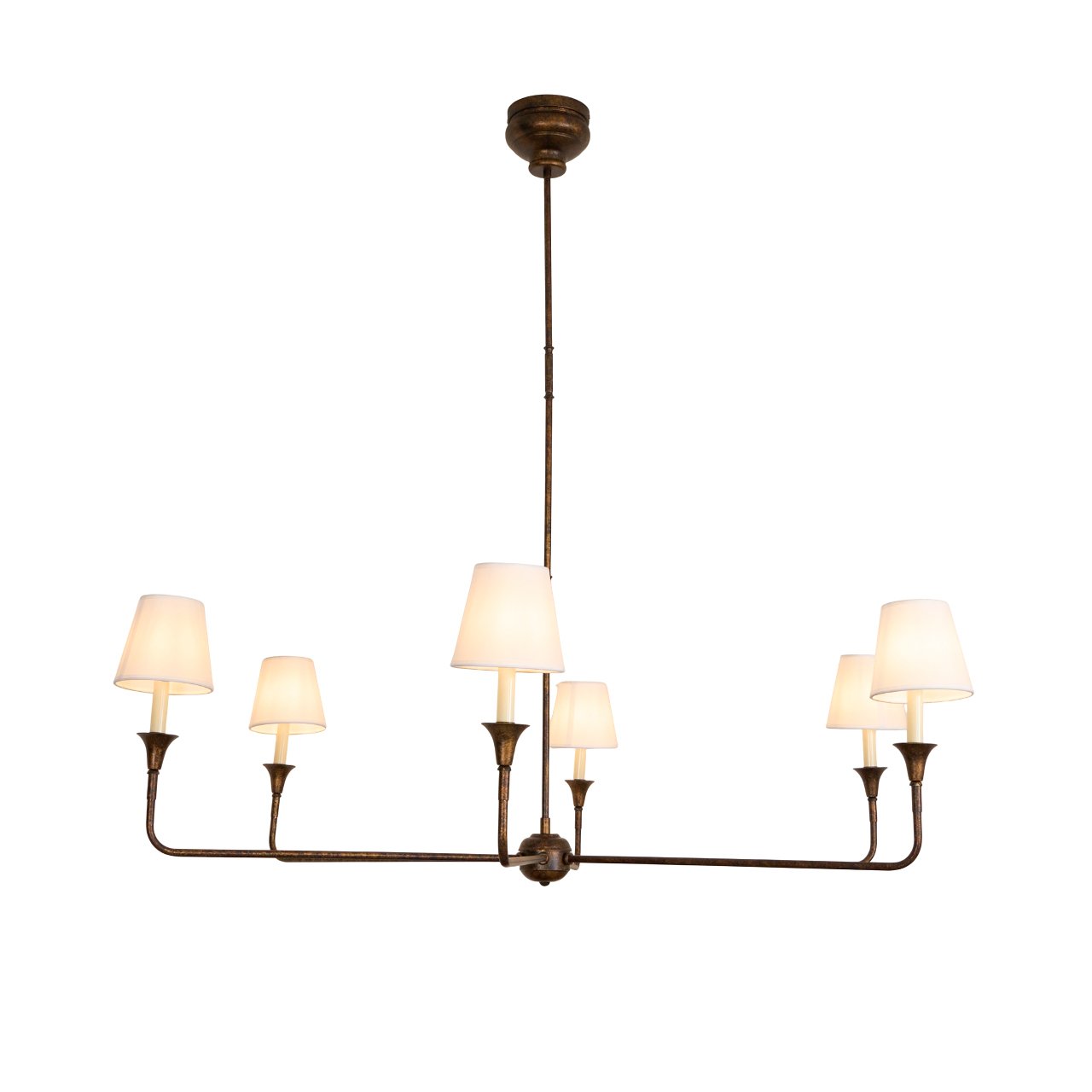 Keveny Pendant Lamp Black Candle Tapered-Neutral Decor