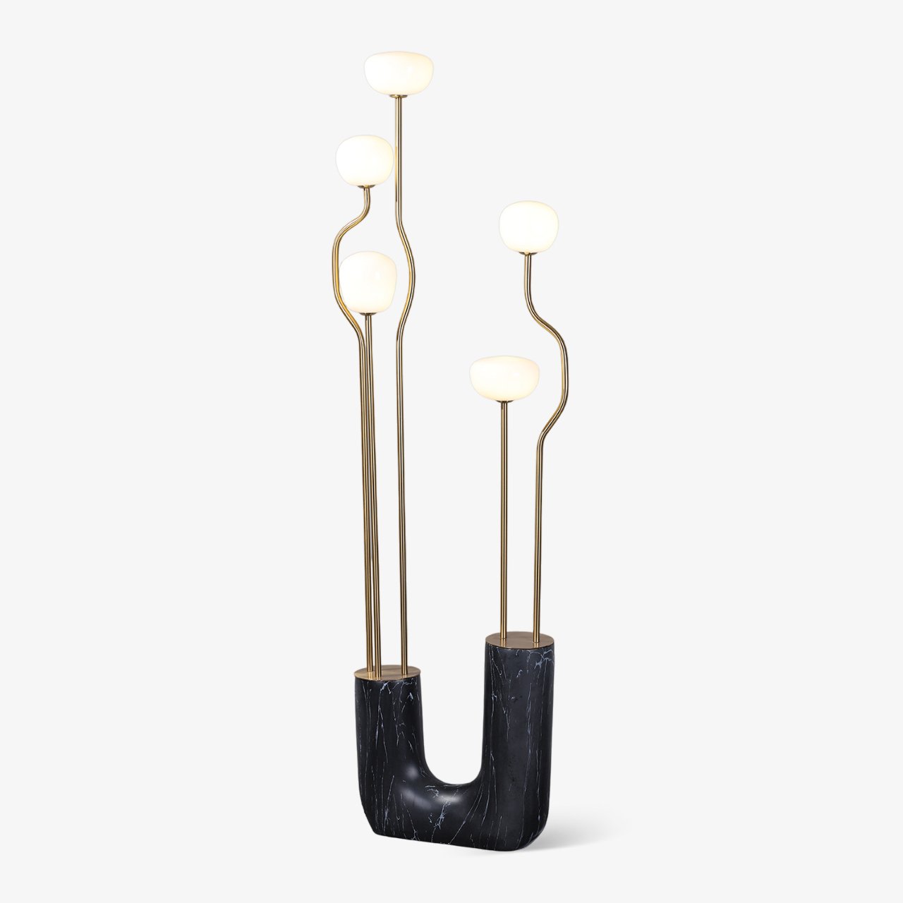 Lumon Marble Brass Modern Floor Lamp-Neutral Decor