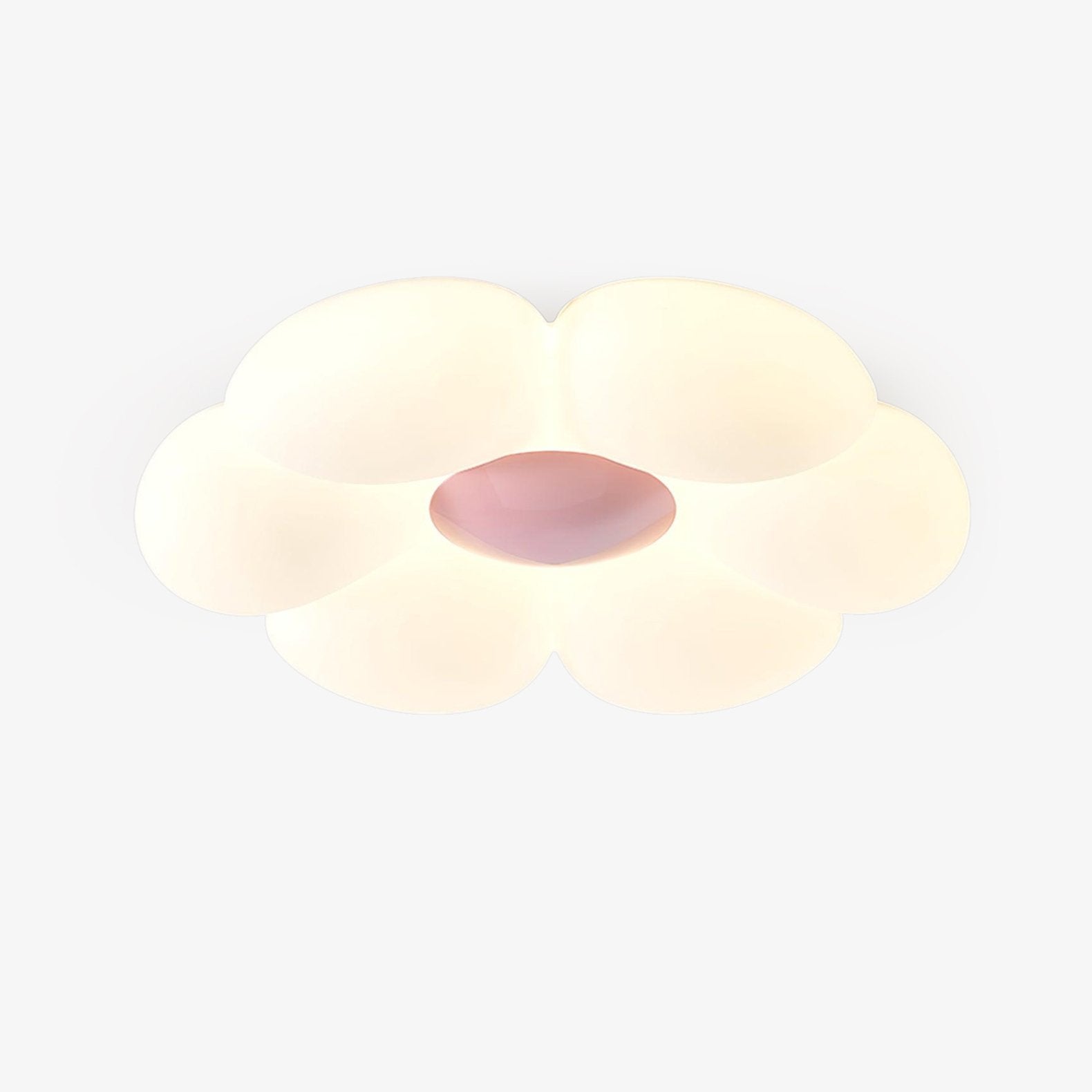 Solara Ceiling Lamp Six-Leaf Flower for Kids Room-Neutral Decor