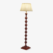 Celon Wood Fabric Vintage Floor Lamp-Neutral Decor