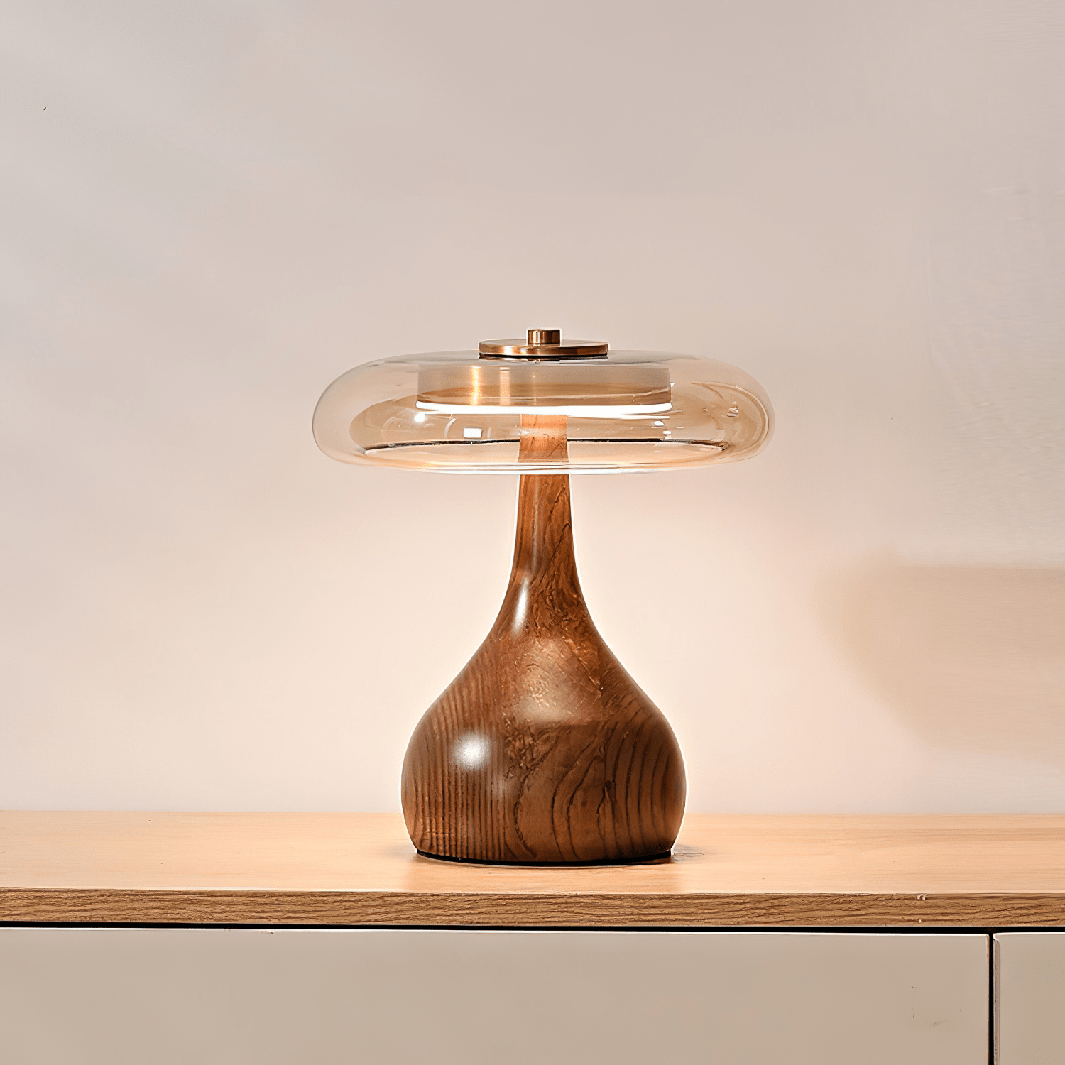 Bux Modern Wood Table Lamp-Neutral Decor