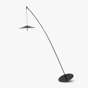 Arcana Black Minimalist Floor Lamp-Neutral Decor