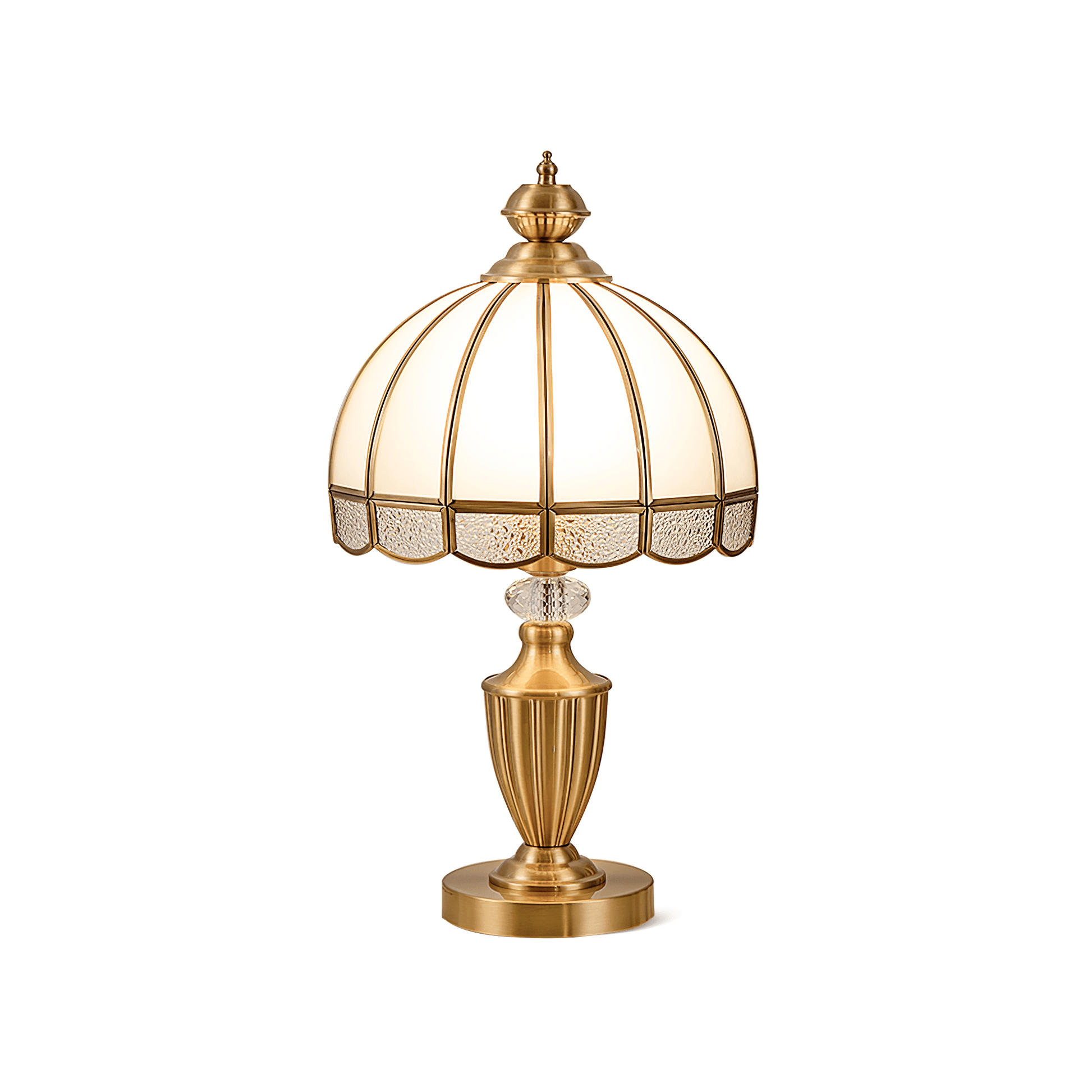 Opaline Glass Classic Table Lamp-Neutral Decor
