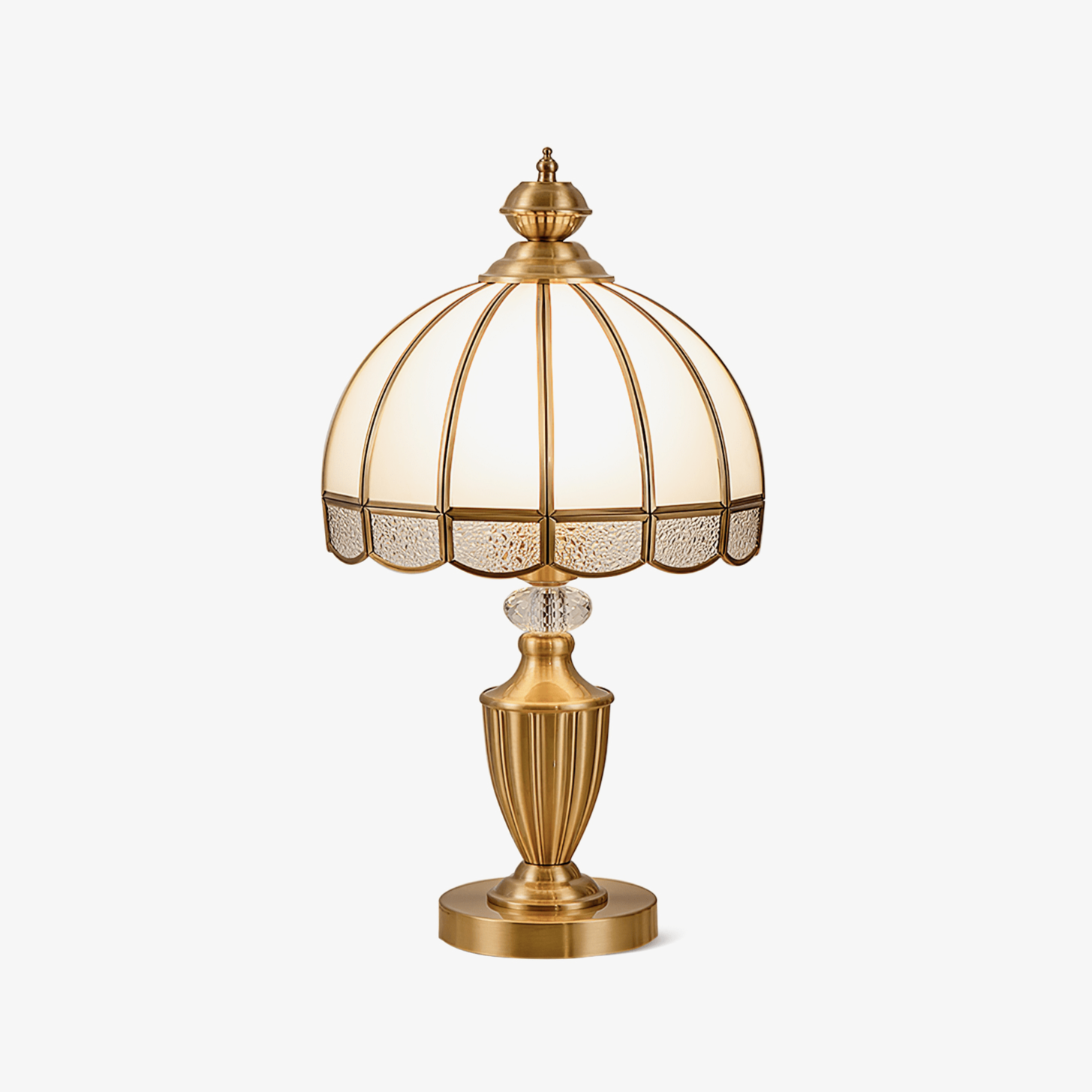 Opaline Glass Classic Table Lamp-Neutral Decor