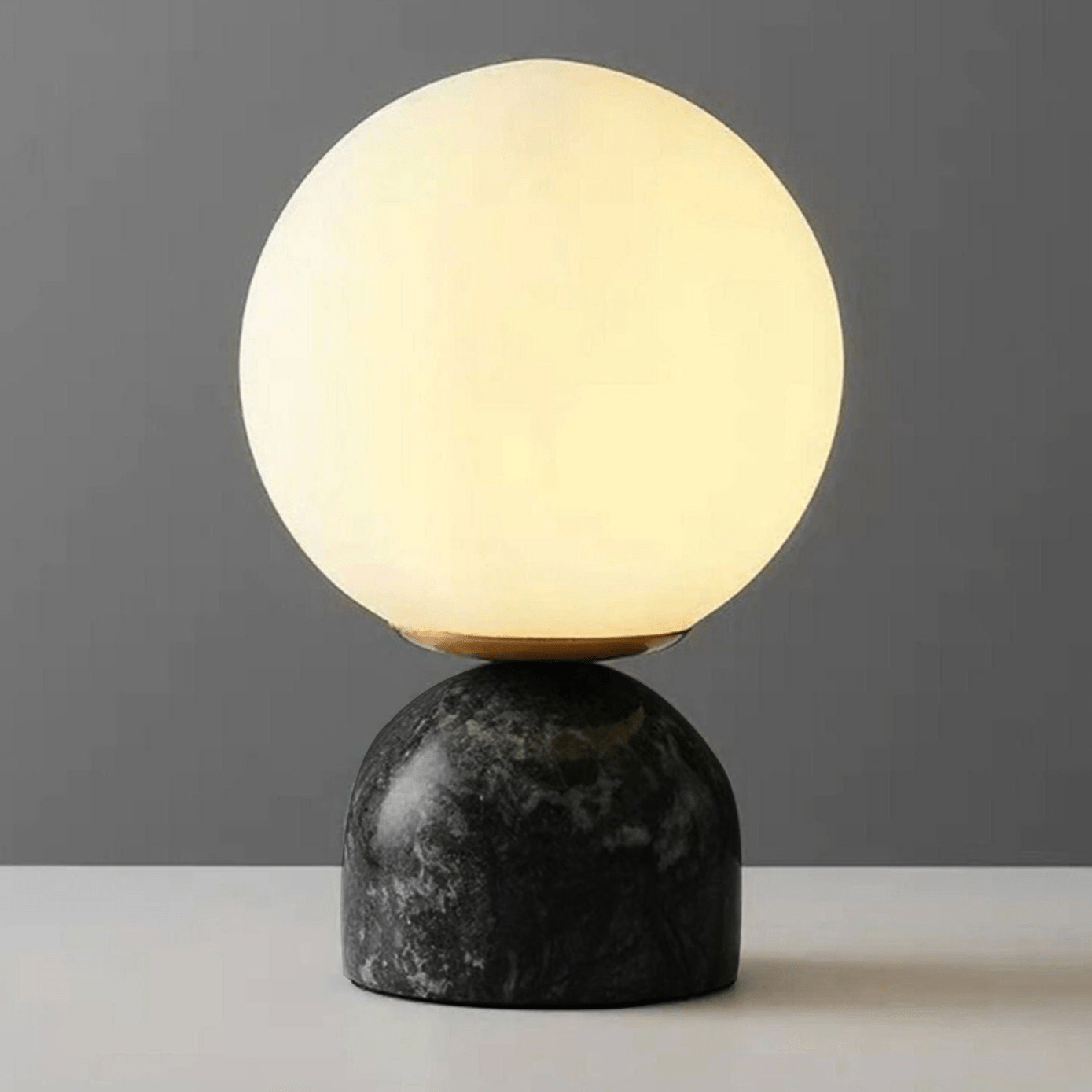 Caelum Marble Scandinavian Table Lamp-Neutral Decor