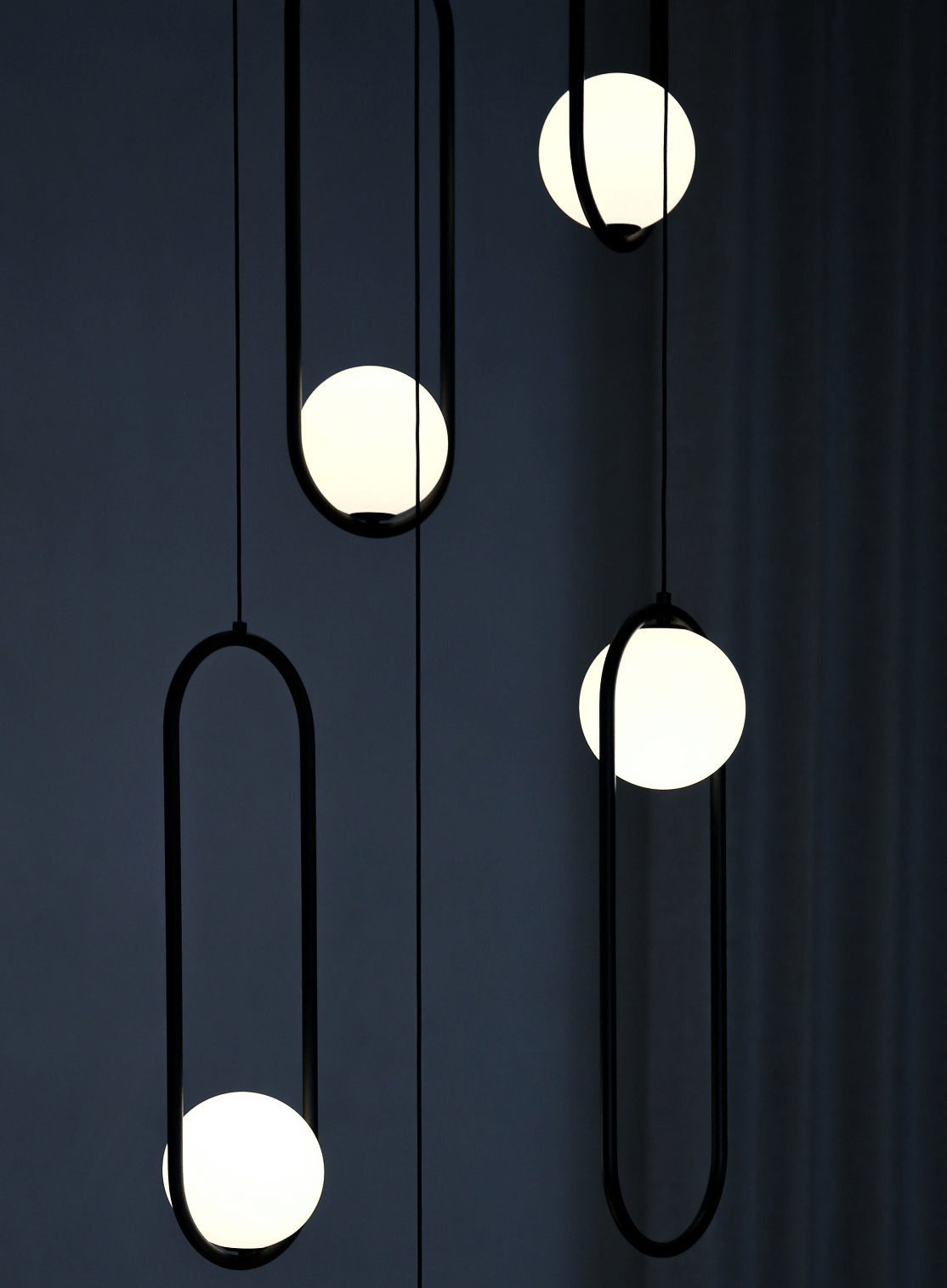 Cyvora Modern Minimalist Combination Glass Chandelier-Neutral Decor