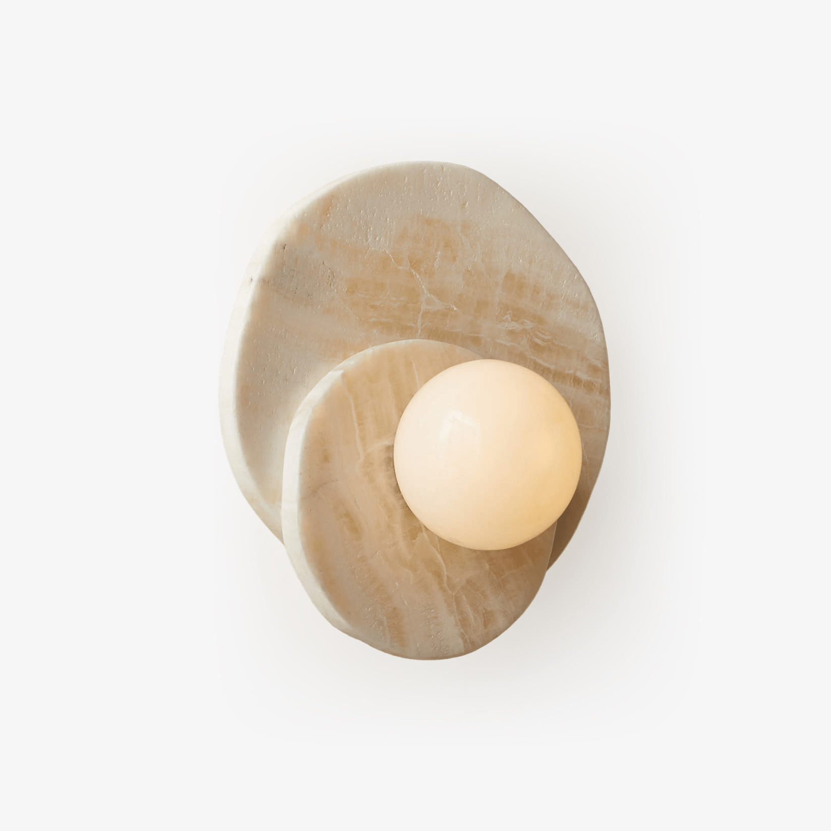 Alorarae Organic Alabaster Wall Light-Neutral Decor