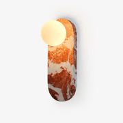 Sysolion Modern Minimalist Glass Marble Wall Lamp-Neutral Decor