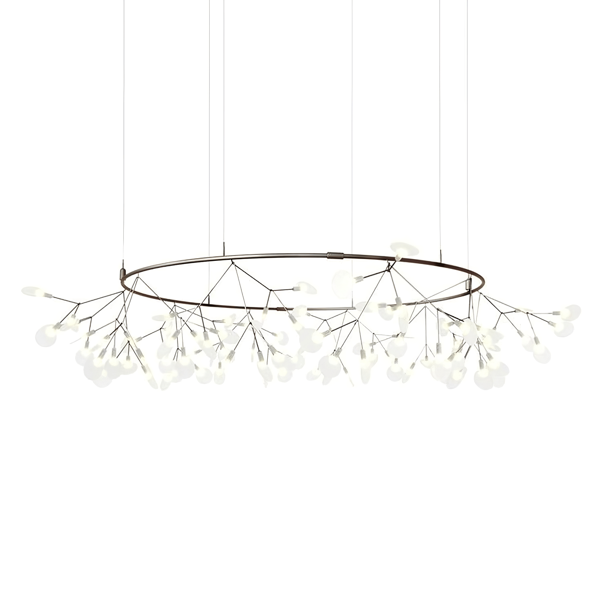 Black Firefly LED Chandelier-Neutral Decor
