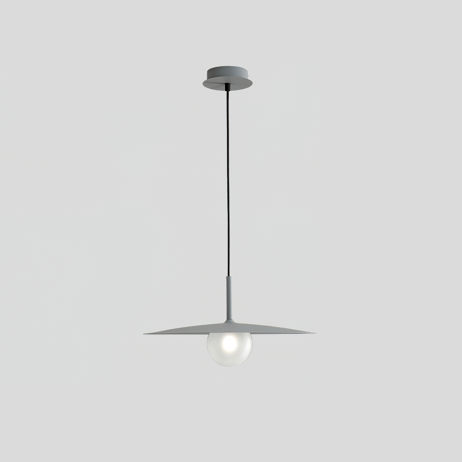 Lustra Pendant Lamp Plate Shade for Living Room-Neutral Decor