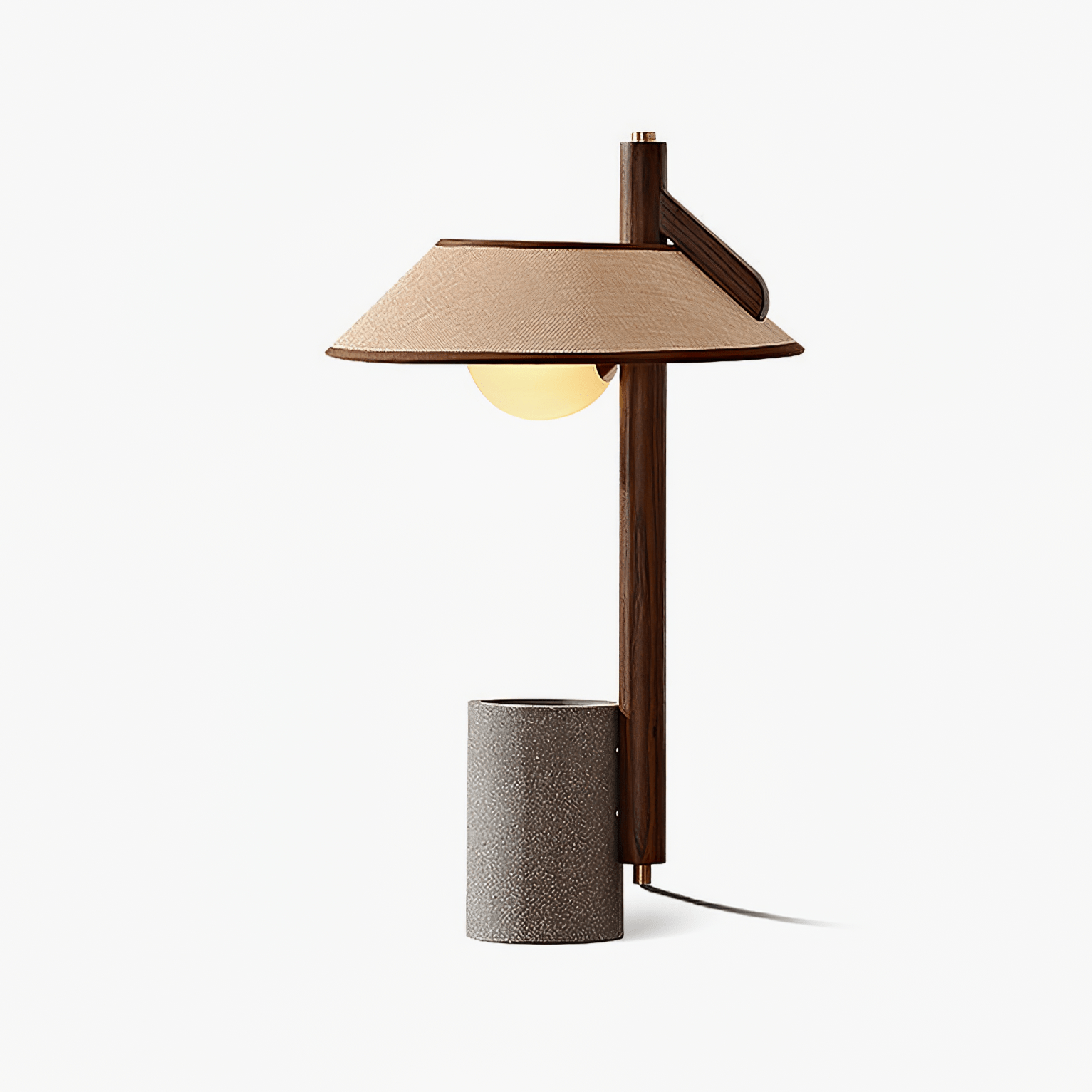 Damon Minimalist Wood Table Lamp-Neutral Decor