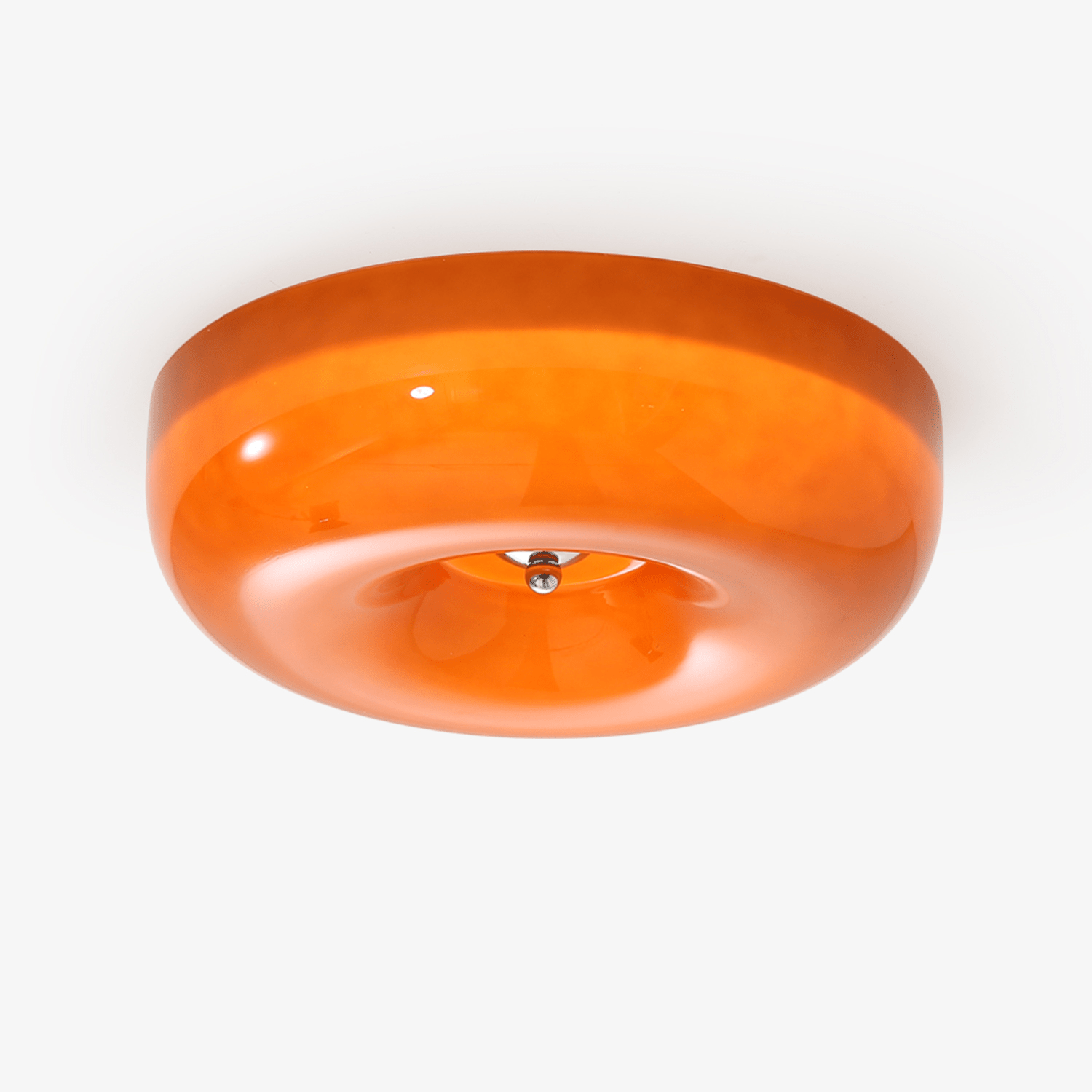 Cam Modern Minimalist Swirl Glass Ceiling Lamp-Neutral Decor