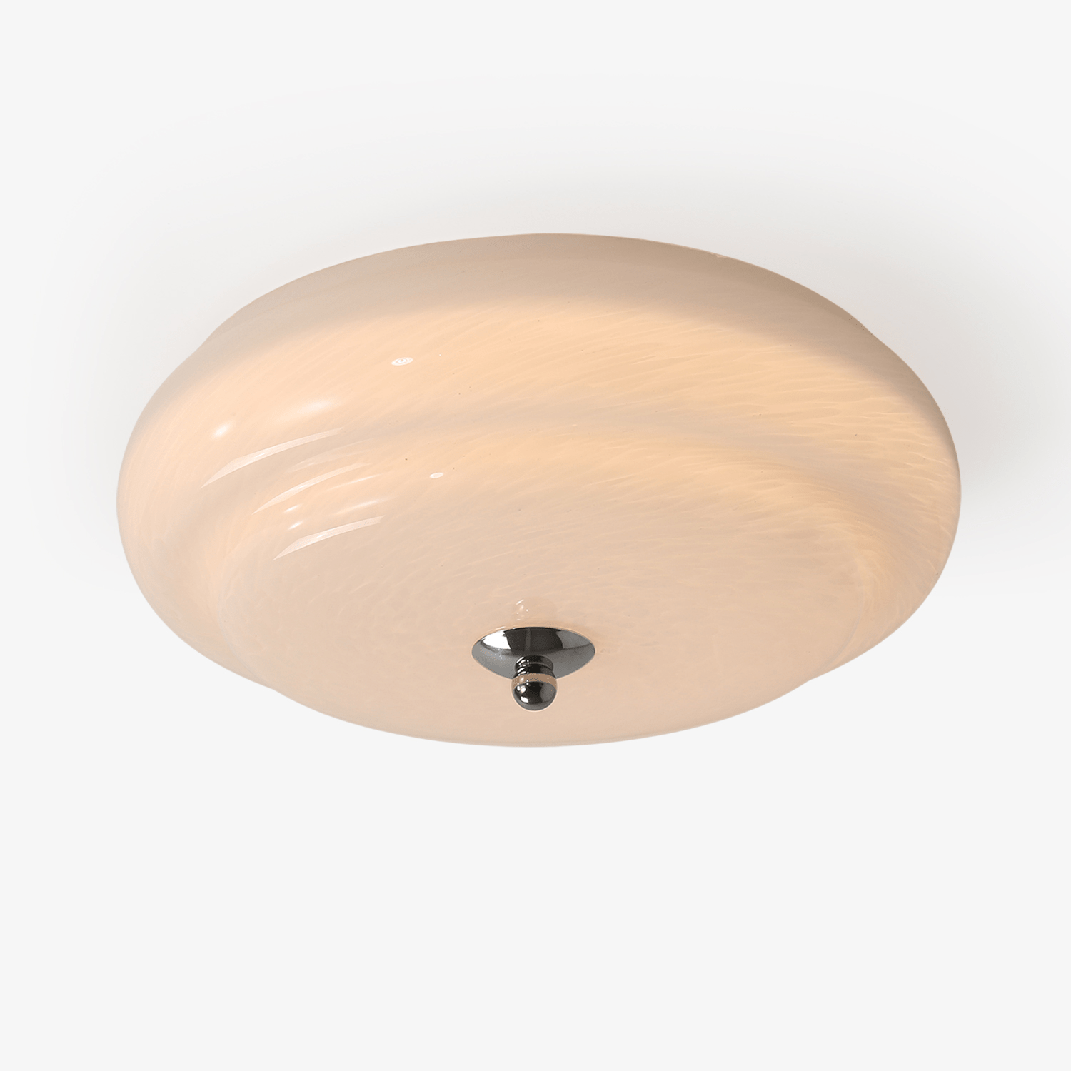 Olnoreth Modern Minimalist Glass Ceiling Lamp-Neutral Decor