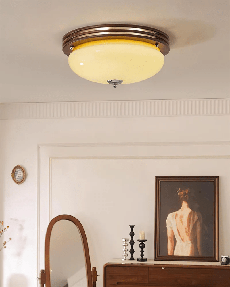 Lysilarae Nordic Art Classic Sphere Glass Ceiling Light-Neutral Decor
