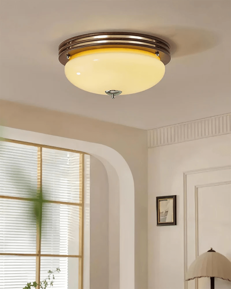 Lysilarae Nordic Art Classic Sphere Glass Ceiling Light-Neutral Decor