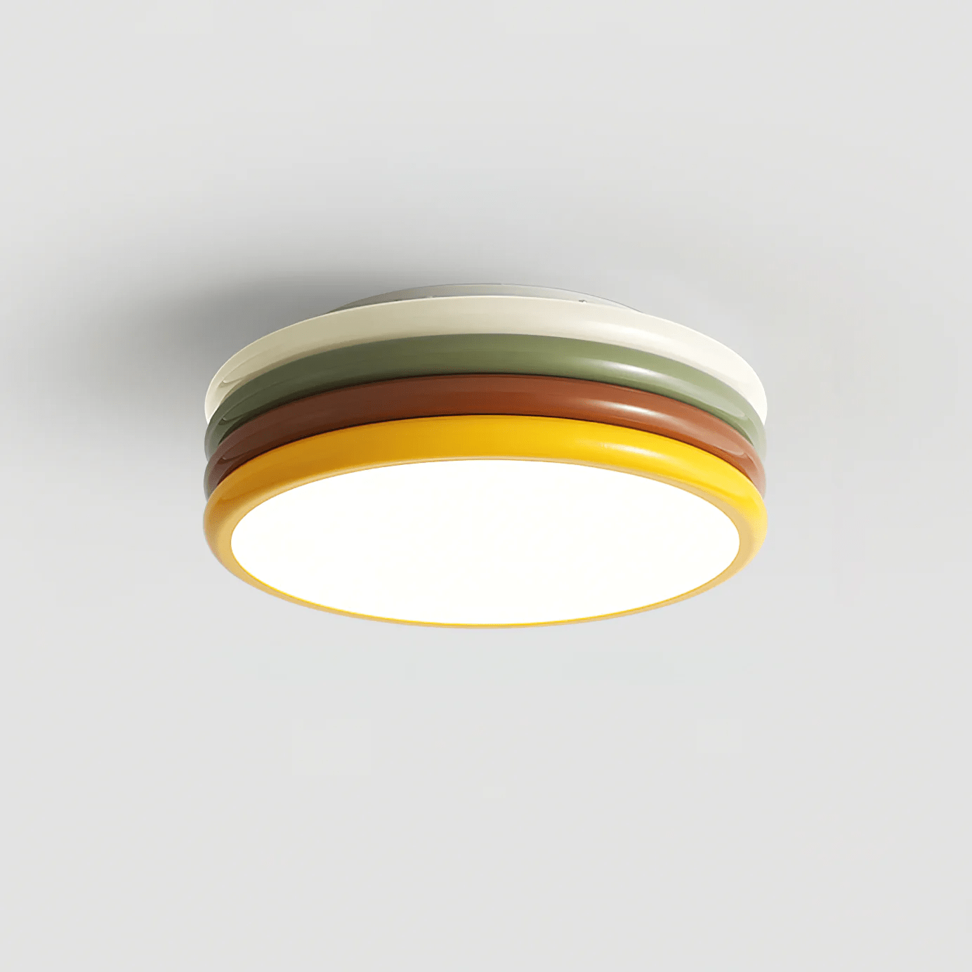 Dunoir Unique Art Color Stack Ceiling Lamp-Neutral Decor