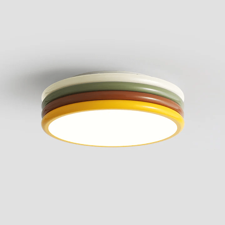 Dunoir Unique Art Color Stack Ceiling Lamp-Neutral Decor
