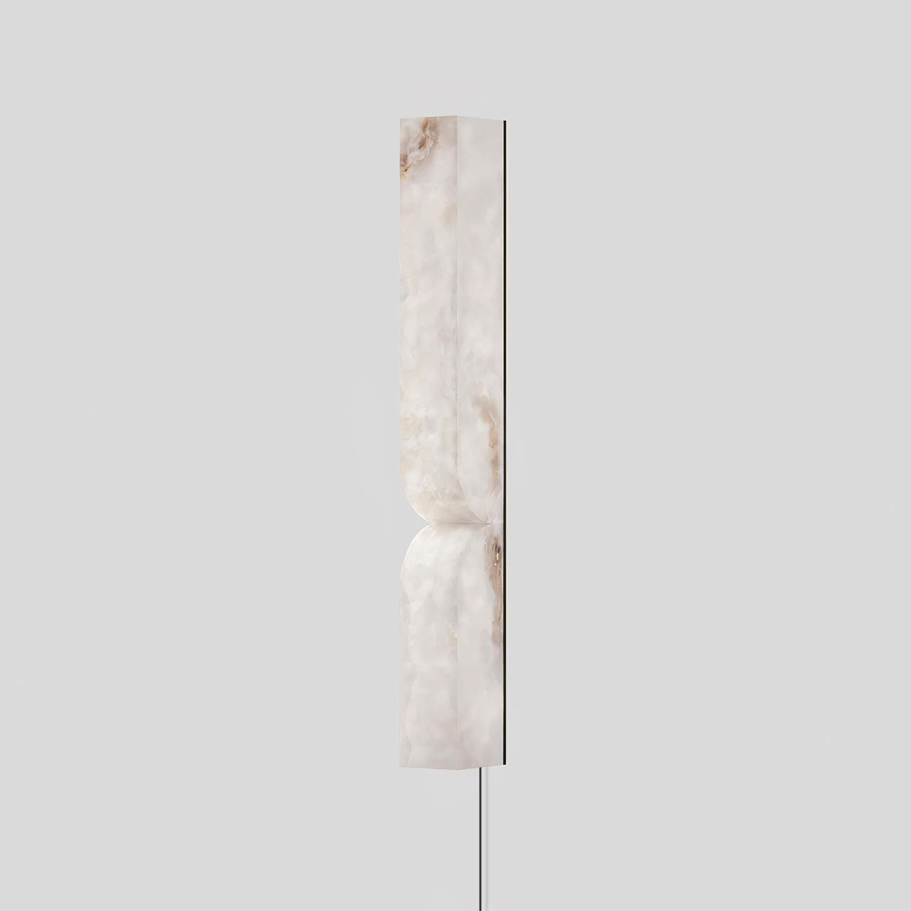 Lena Minimalist Alabaster Wall Light-Neutral Decor