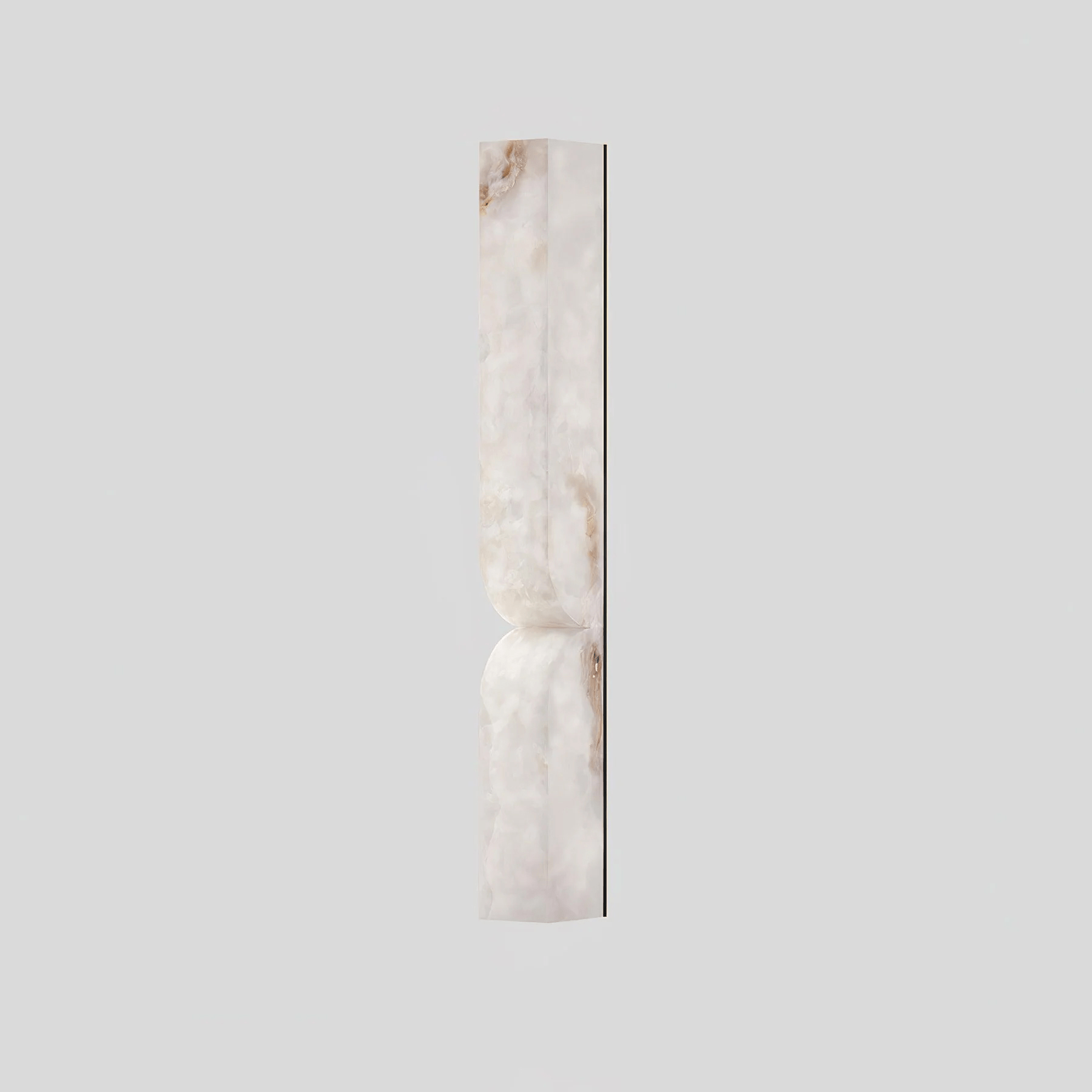 Lena Minimalist Alabaster Wall Light-Neutral Decor