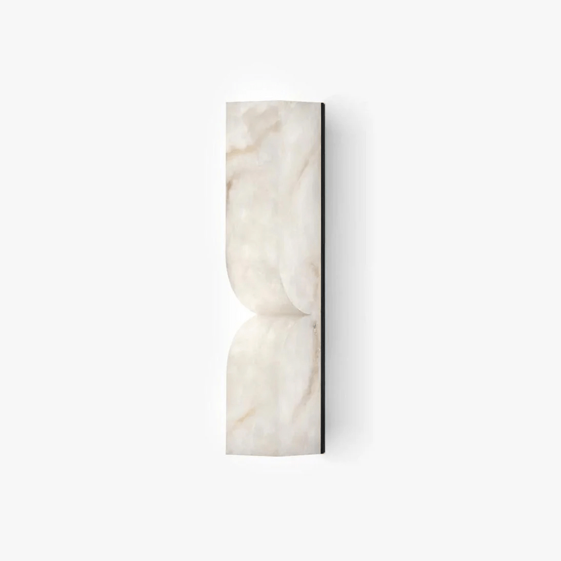 Lunaris Alabaster Rectangular Wall Lamp-Neutral Decor