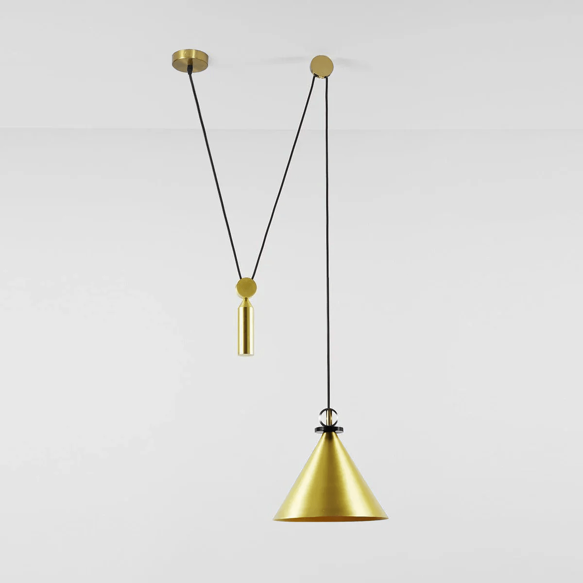 Lustra Chandelier Geometric Shape Art-Neutral Decor