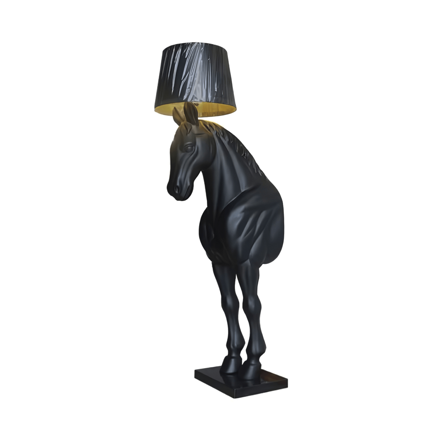 Derion Fabric Resin Floor Lamp-Neutral Decor