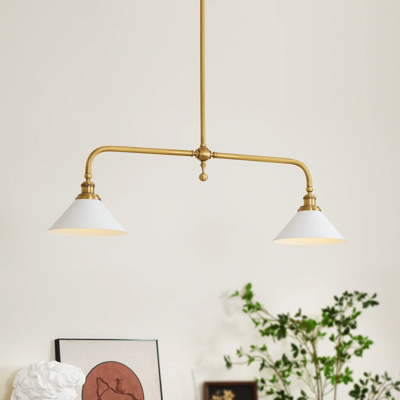 Dusken Ceramic Classic Pendant Light-Neutral Decor