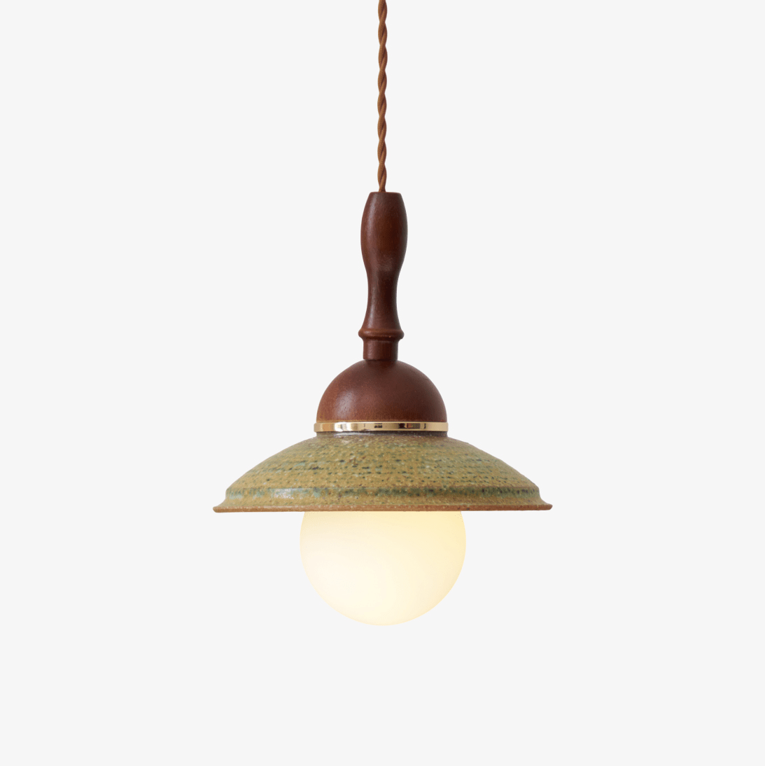 Macell Nordic Art Wood Ceramics Pendant Lamp-Neutral Decor
