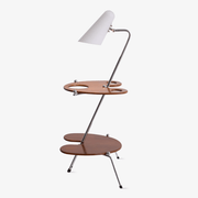 Vaughn Modern Wood Floor Lamp-Neutral Decor