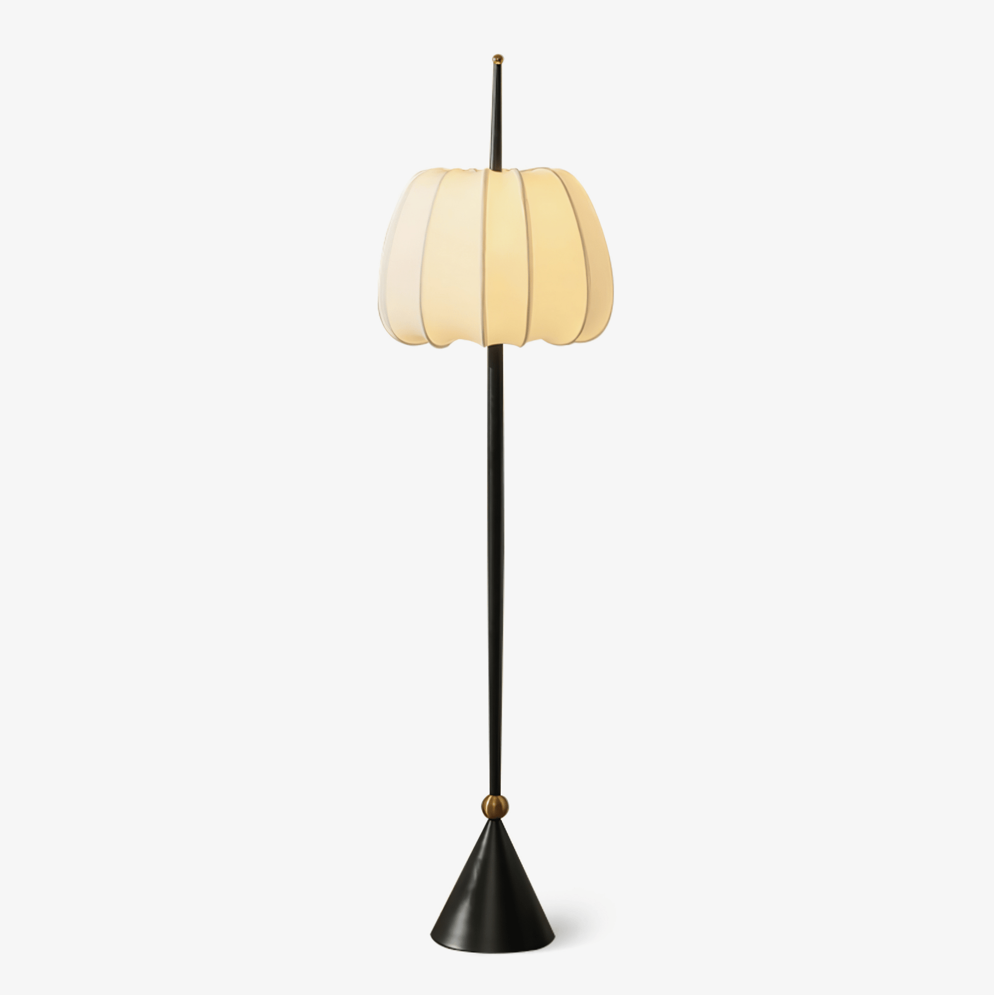 Pick Minimalist Fabric Floor Lamp-Neutral Decor