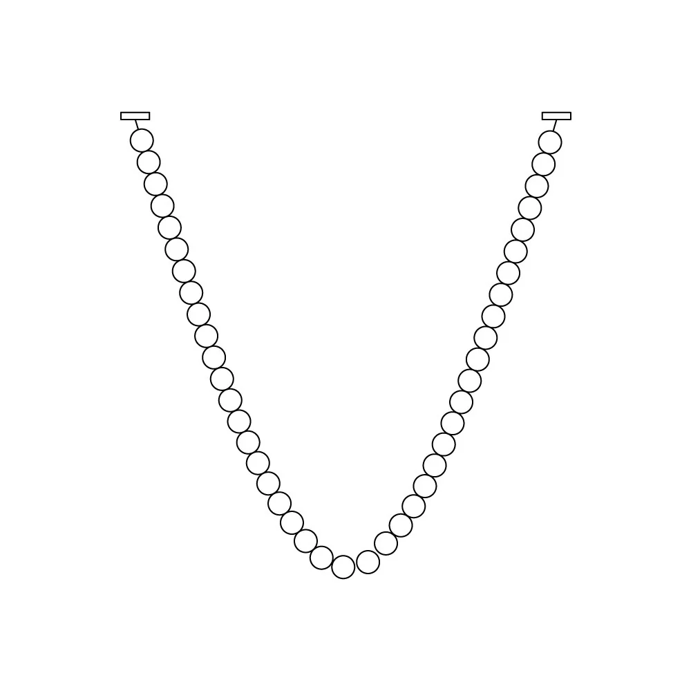 Emelir Pearl Necklace Balls Glass Chandelier-Neutral Decor