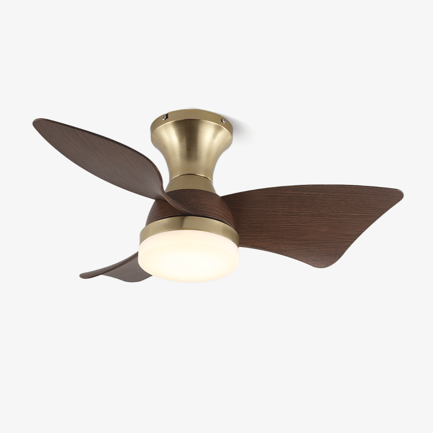 Aureon Modern Wood Ceiling Fan Light-Neutral Decor