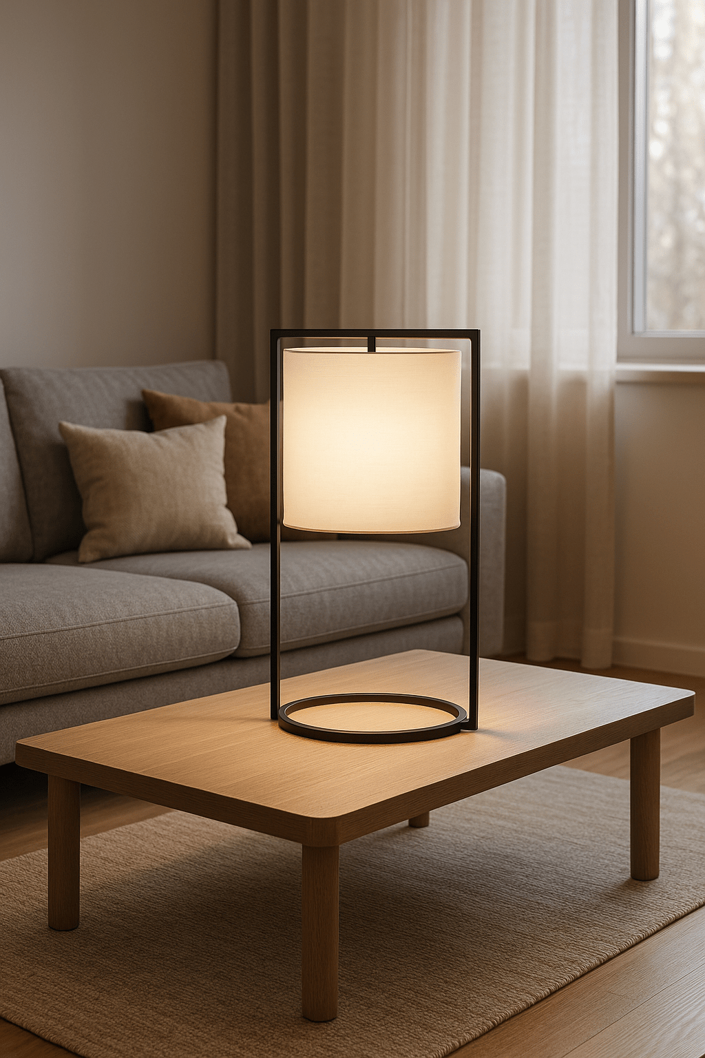 Kael Minimalist Table Lamp-Neutral Decor