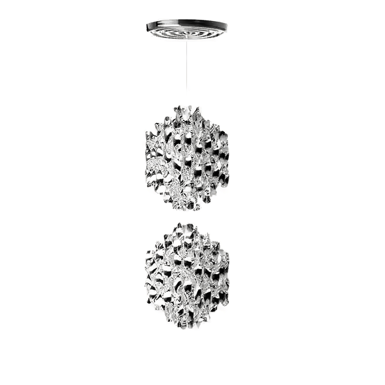 Isoran Luxe Acrylic Chandelier-Neutral Decor