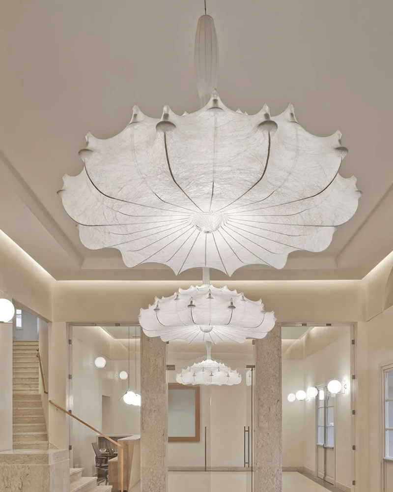 Soti Contemporary Silk Pendant Lamp-Neutral Decor
