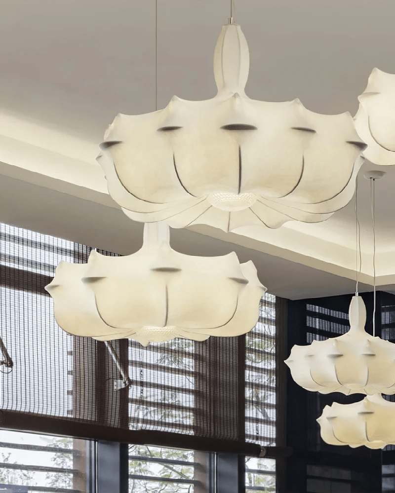 Soti Contemporary Silk Pendant Lamp-Neutral Decor
