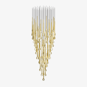 Cicarir Gradient Gold Glass Chandelier-Neutral Decor