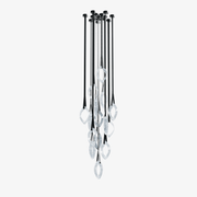 Ivvyne Modern Glass Chandelier-Neutral Decor