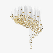 Elmarel Flowing Crystal Dining Chandelier-Neutral Decor